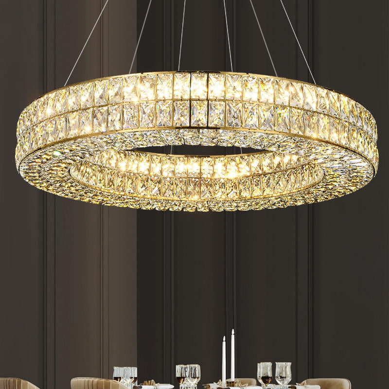 Lampa Sufitowa Wisząca Led App1569-cp Gold 80cm  8
