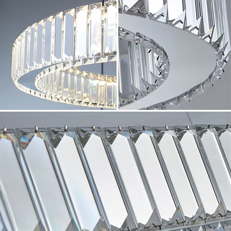LAMPA SUFITOWA WISZĄCA LED APP1547-CP CHROM  8