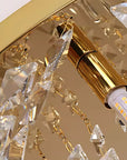 Lampa Kryształowa Plafon APP1729-8C 60 Cm Złota  13