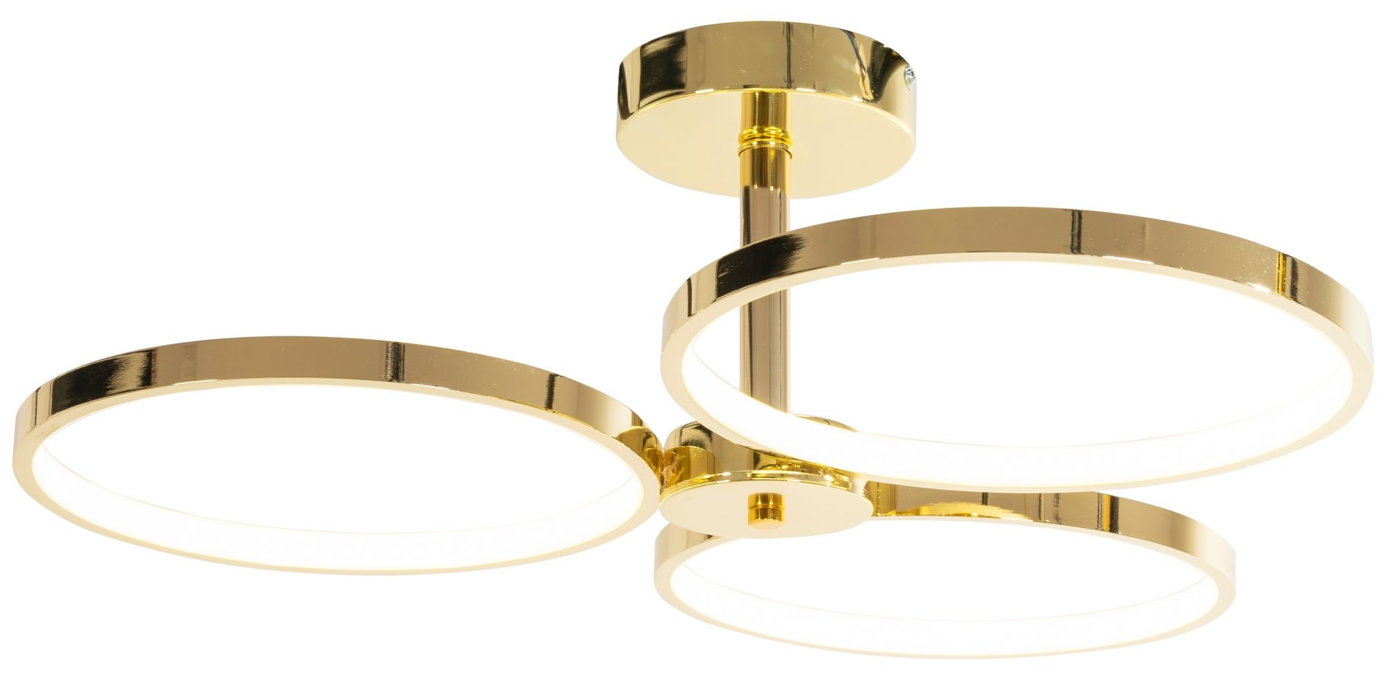 Lampa Sufitowa Wisząca LED APP993-c Złota + Pilot