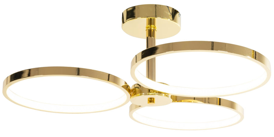 Lampa Sufitowa Wisząca LED APP993-c Złota + Pilot