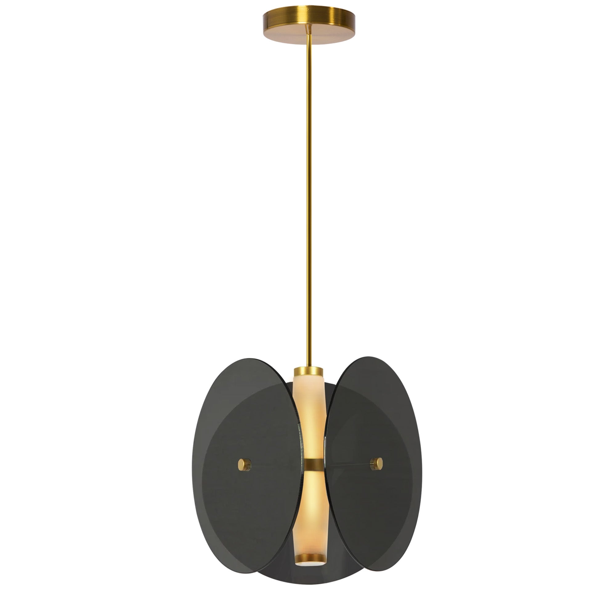 Lampa Sufitowa Wisząca Czarna App1675-cp Round  7