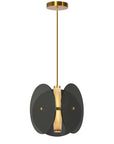 Lampa Sufitowa Wisząca Czarna App1675-cp Round  7