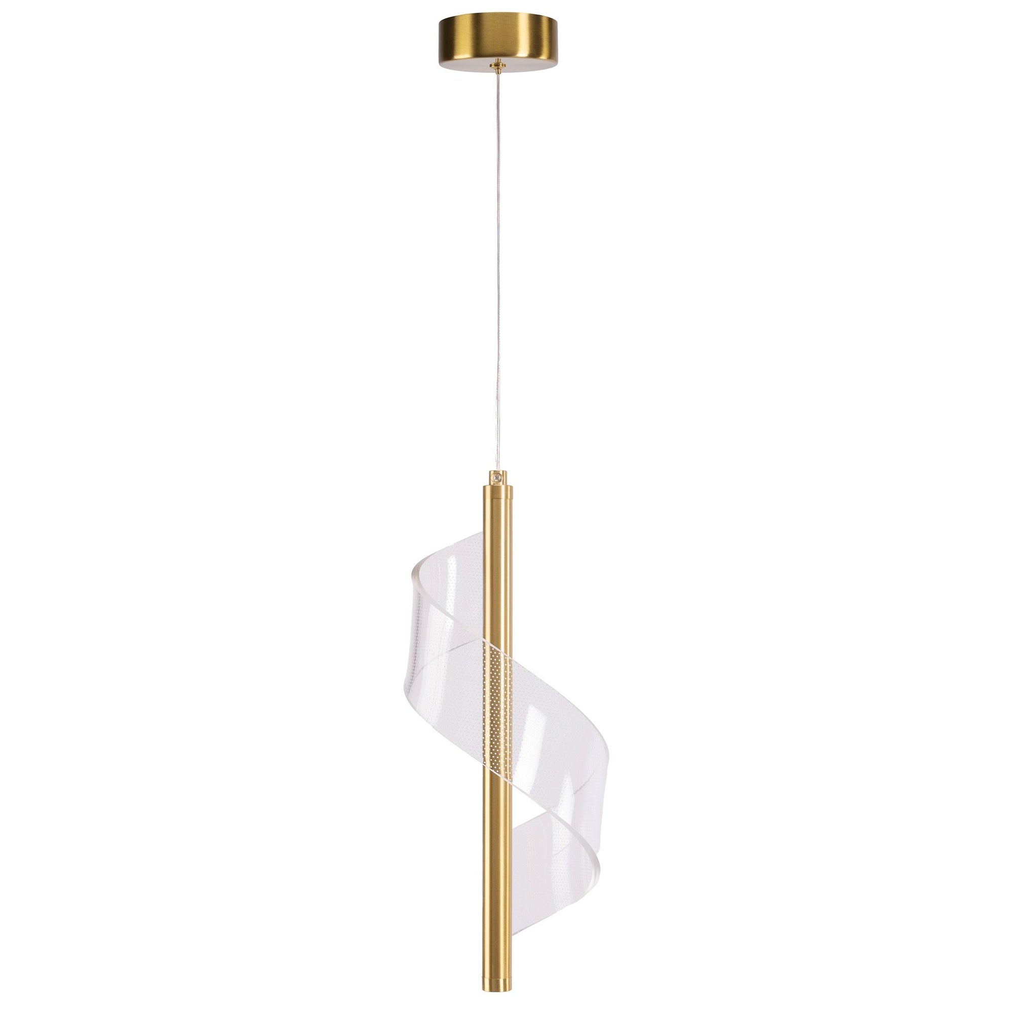 Lampa Sufitowa Wisząca Led G121-cp Gold  1