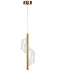 Lampa Sufitowa Wisząca Led G121-cp Gold  1