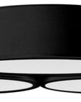Lampa Plafon APP878-C Triple 3x40cm Czarna