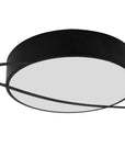 Lampa Plafon Moon APP864-C Czarna  1