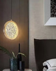 Lampa Wisząca Kryształowa Led Lhj100-1cp Złota  6