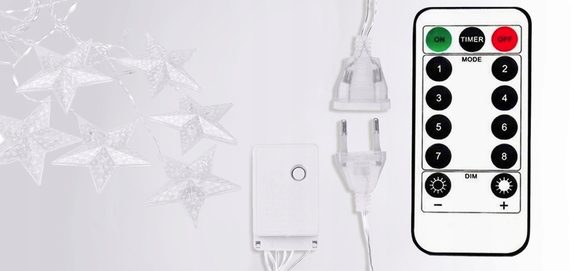 Kurtyna LED z Pilotem (CD005)  13