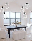 Lampa Wisząca Led G022-3cpr Czarna  5