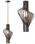 LAMPA SUFITOWA GEOMETRYCZNA APP484-1CP CZARNA  1