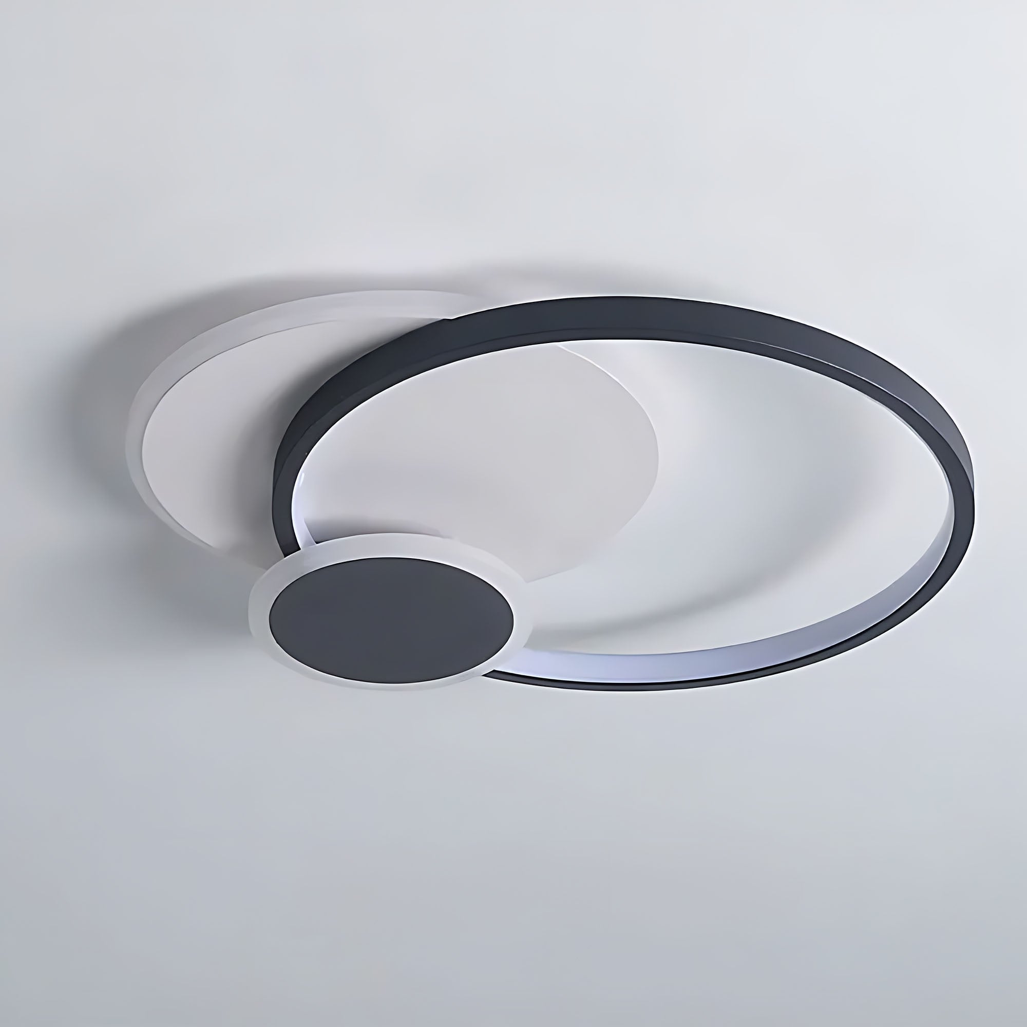 Lampa sufitowa APP1709-C plafon LED Czarny + pilot  9