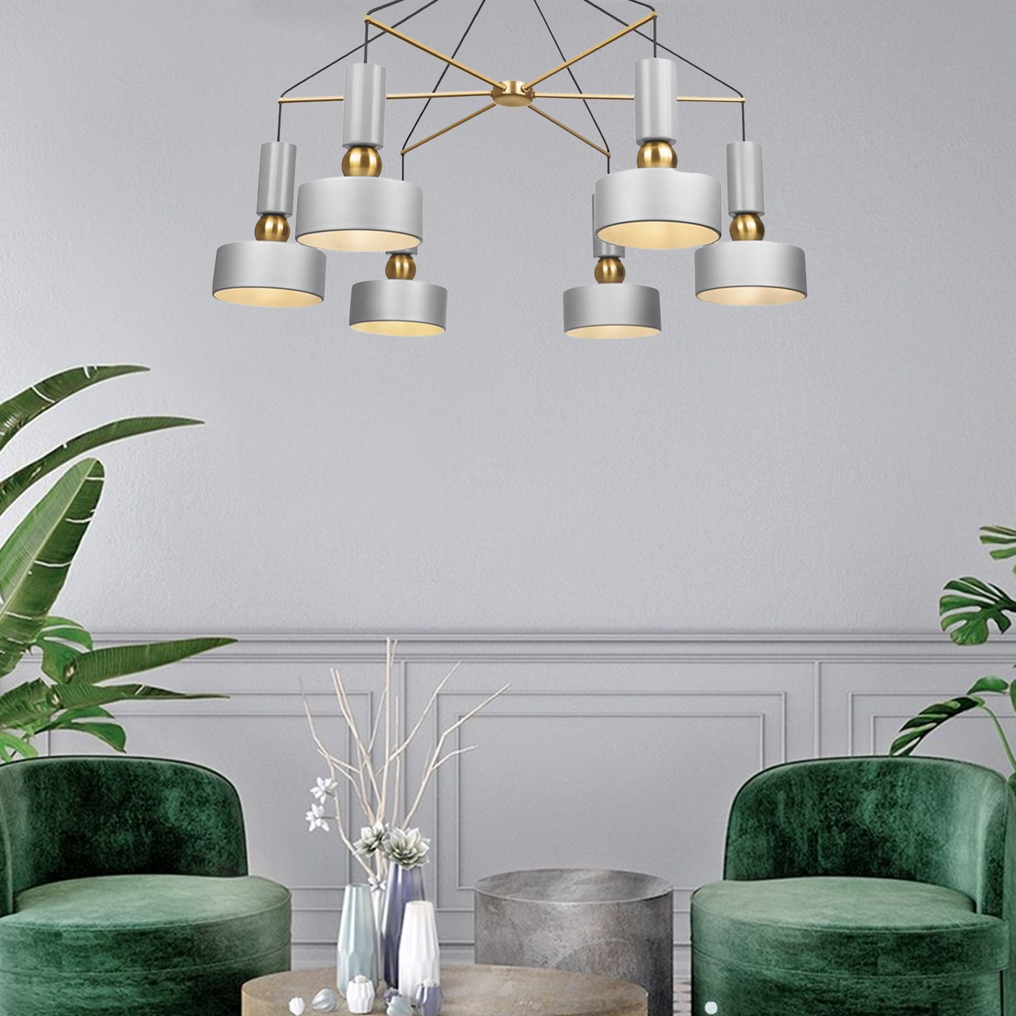Lampa Sufitowa Wisząca Metalowa APP661