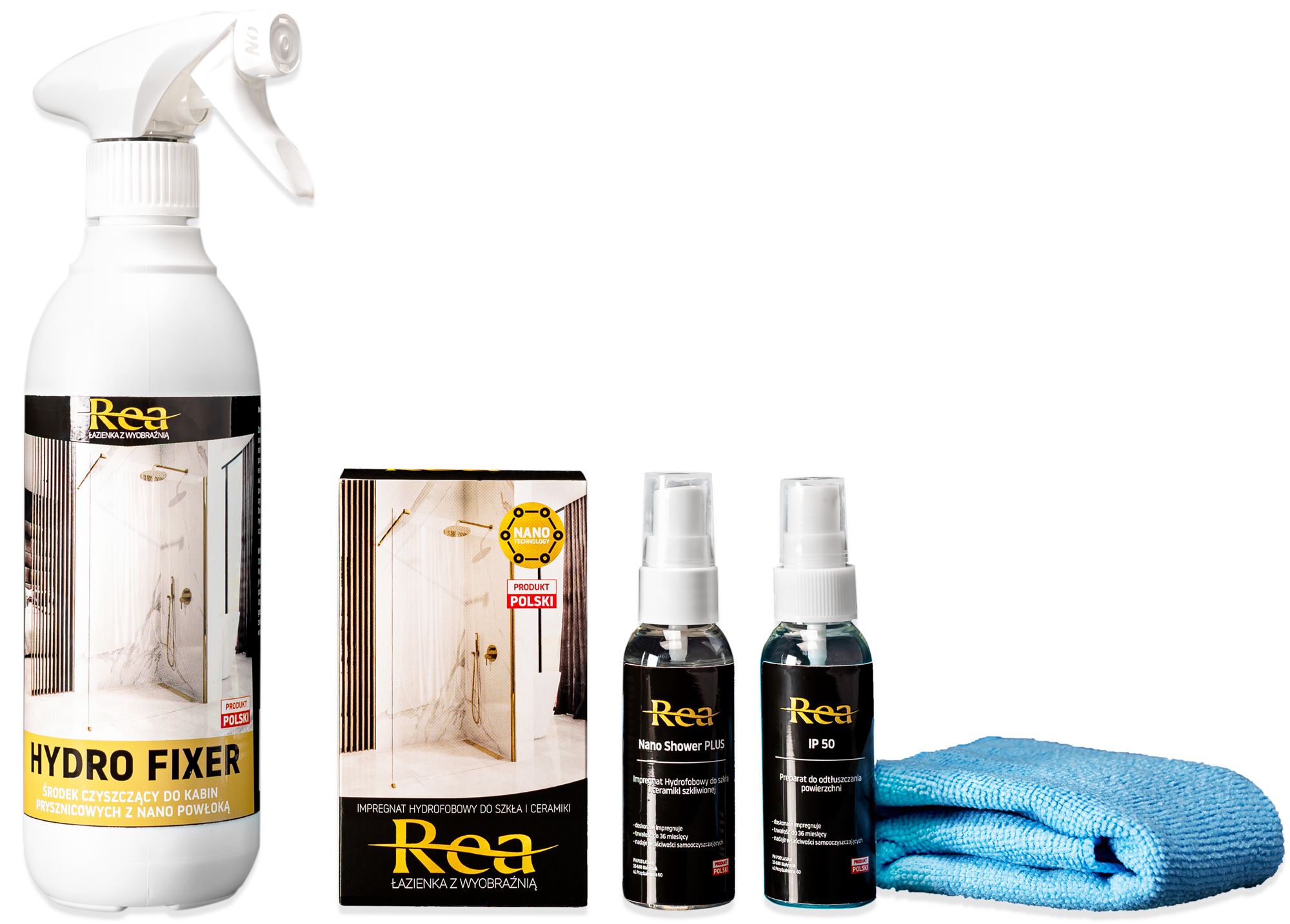 ZESTAW HYDRO FIXER + NANO SHOWER KPL IMPREGNAT HYDROFOBOWY