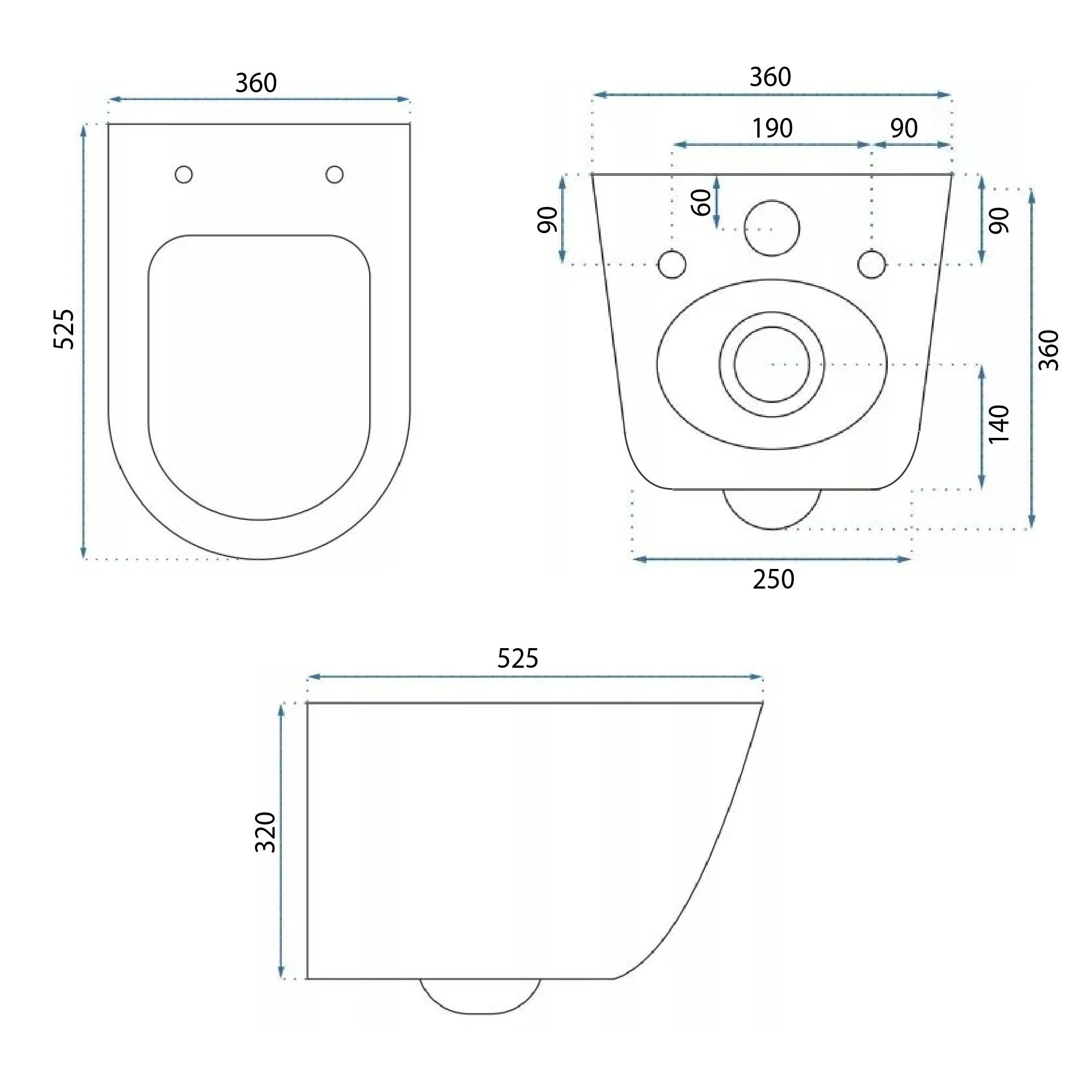 Misa WC podwieszana Eddy N Tornado Rimless
