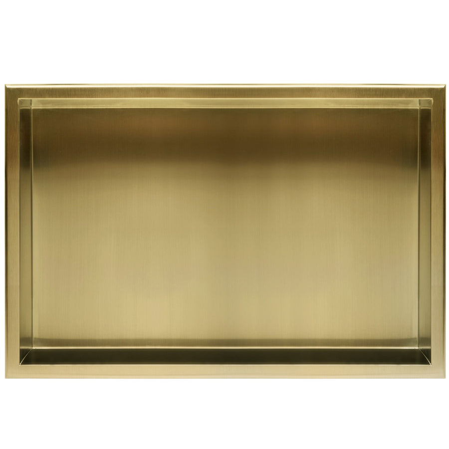 PÓŁKA WNĘKOWA ŁAZIENKOWA 30x60 złota szczotkowana