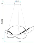 LAMPA WISZĄCA LED G078-1CP ZŁOTA  7