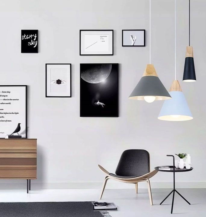 Lampa sufitowa SCANDI B APP057-1CP Czarna