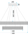 Lampa Wisząca Led Kryształowa Ms007-cp Chrom  8