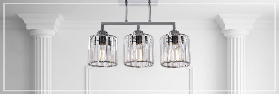 LAMPA WISZĄCA GLAMOUR 3xE27 392228 CHROM