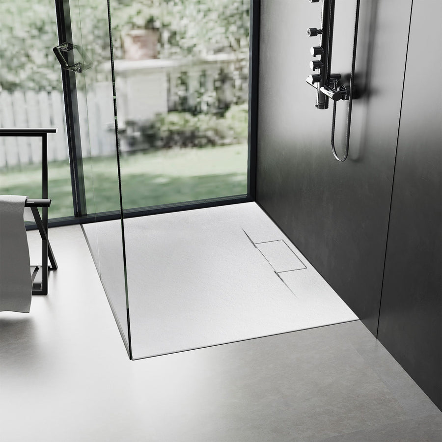 Brodzik prysznicowy Bazalt Long White 90x120