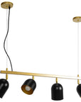 Lampa Wisząca APP1031-4CP Czarna  8