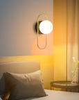 Lampa Ścienna Kinkiet APP1756-1W Brush Gold White  4