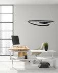 Lampa Sufitowa Wisząca Loop LED + Pilot APP796-cp Czarna