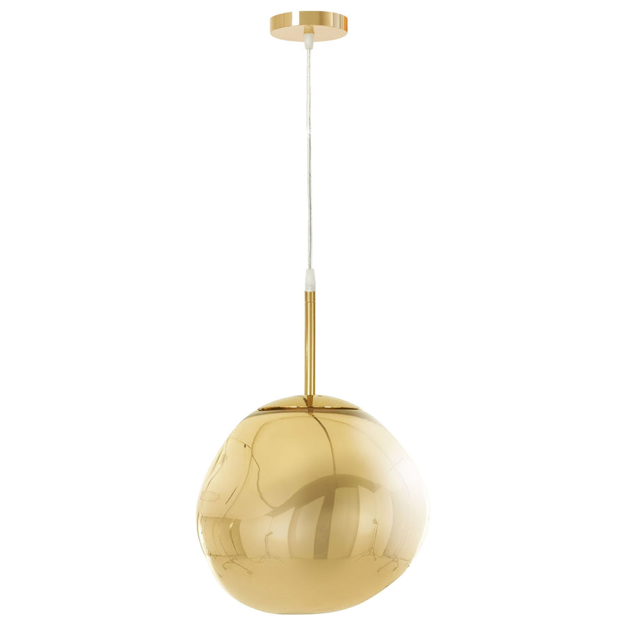 Lampa Sufitowa Wisząca Szklana APP331-1CP Złota