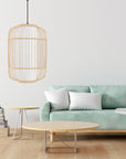 Lampa Wisząca Bambusowa APP1626-1CP  6
