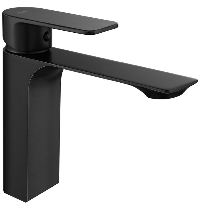 Bateria Umywalkowa REA URBAN Czarna Black Niska