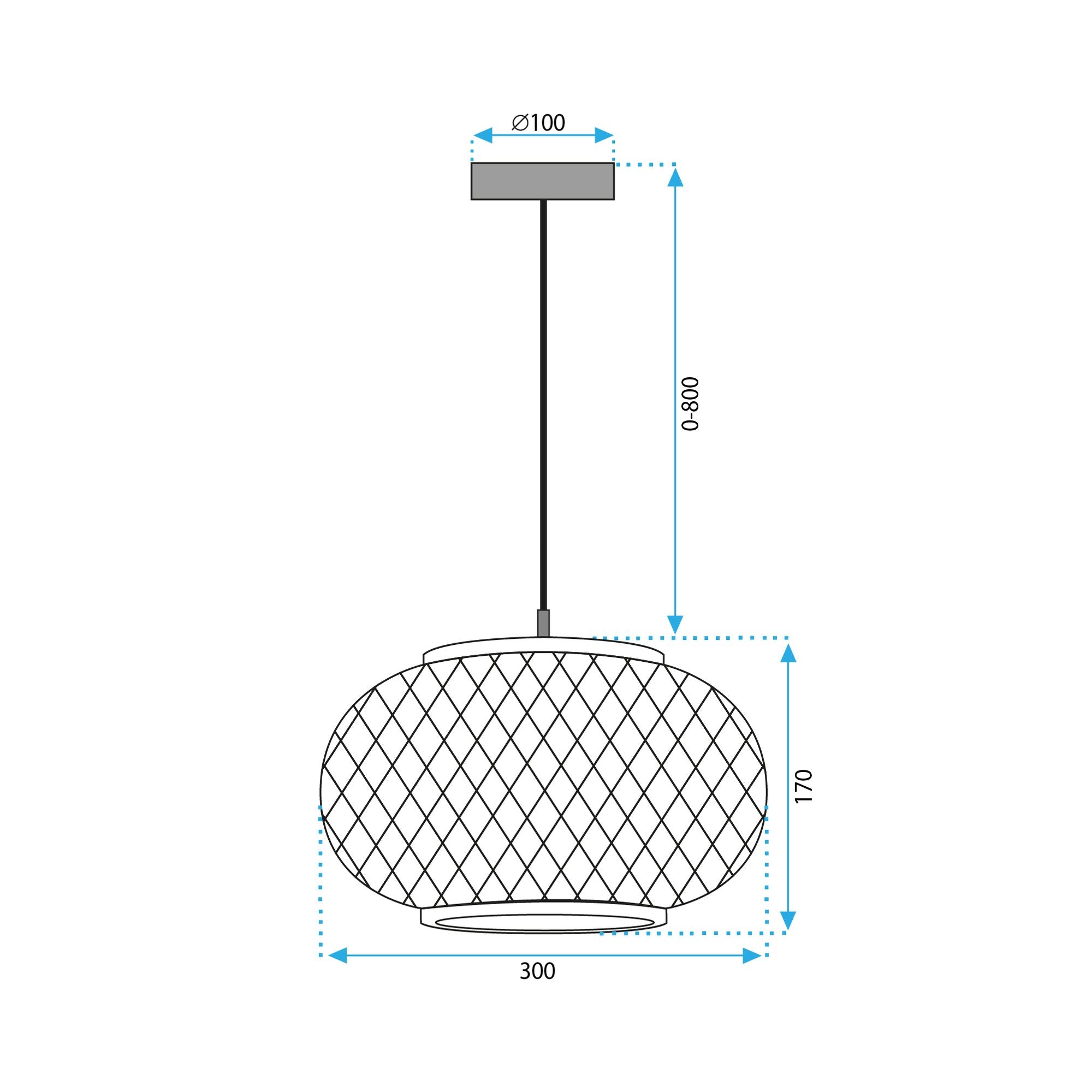 Lampa Wisząca Boho APP1247-1CP