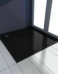 Brodzik prysznicowy akrylowy Rea Savoy Czarny 80x80