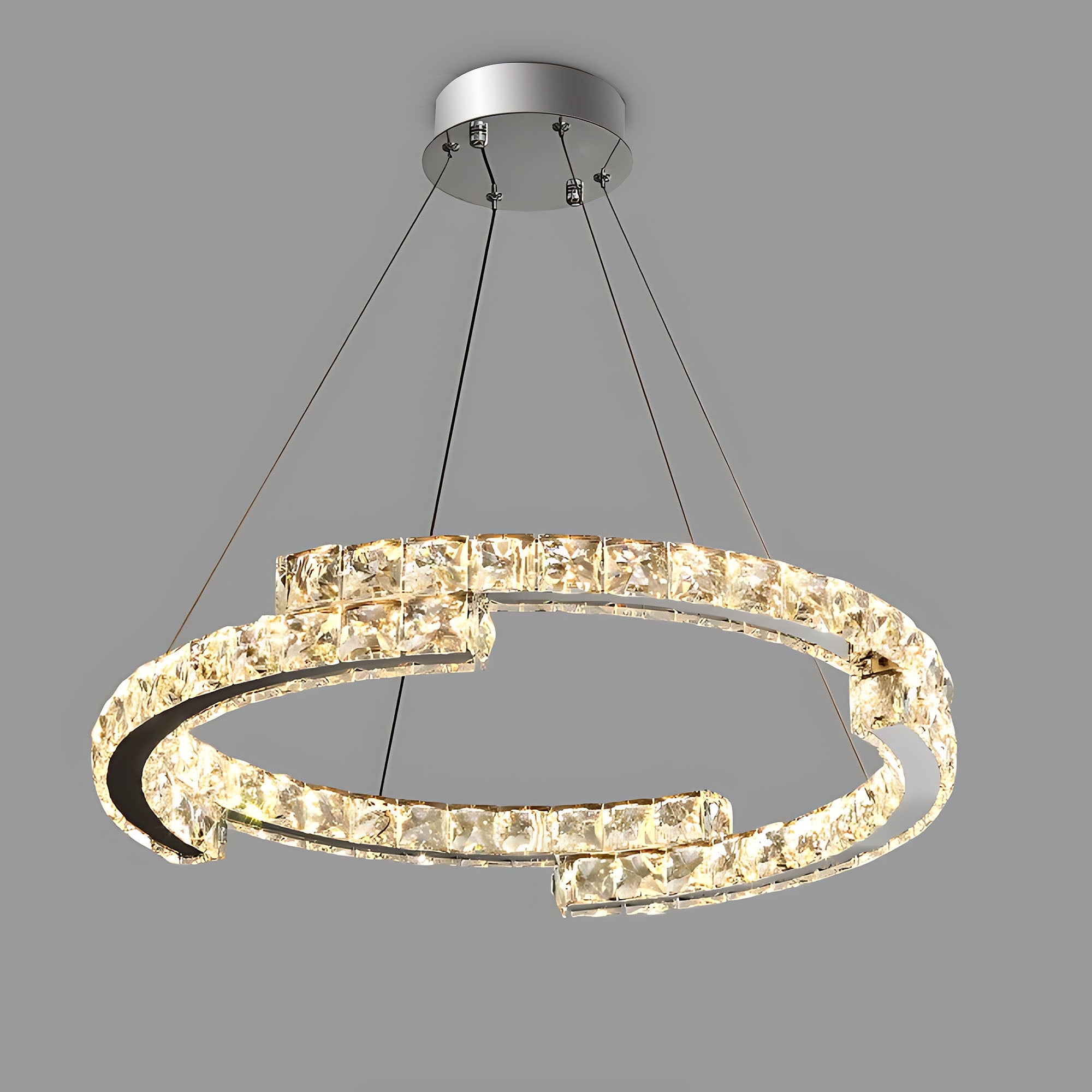 Lampa Sufitowa Wisząca Led App1770-cp Chrom 60cm  7
