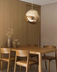 Lampa Sufitowa Wisząca Szklana APP331-1CP Złota