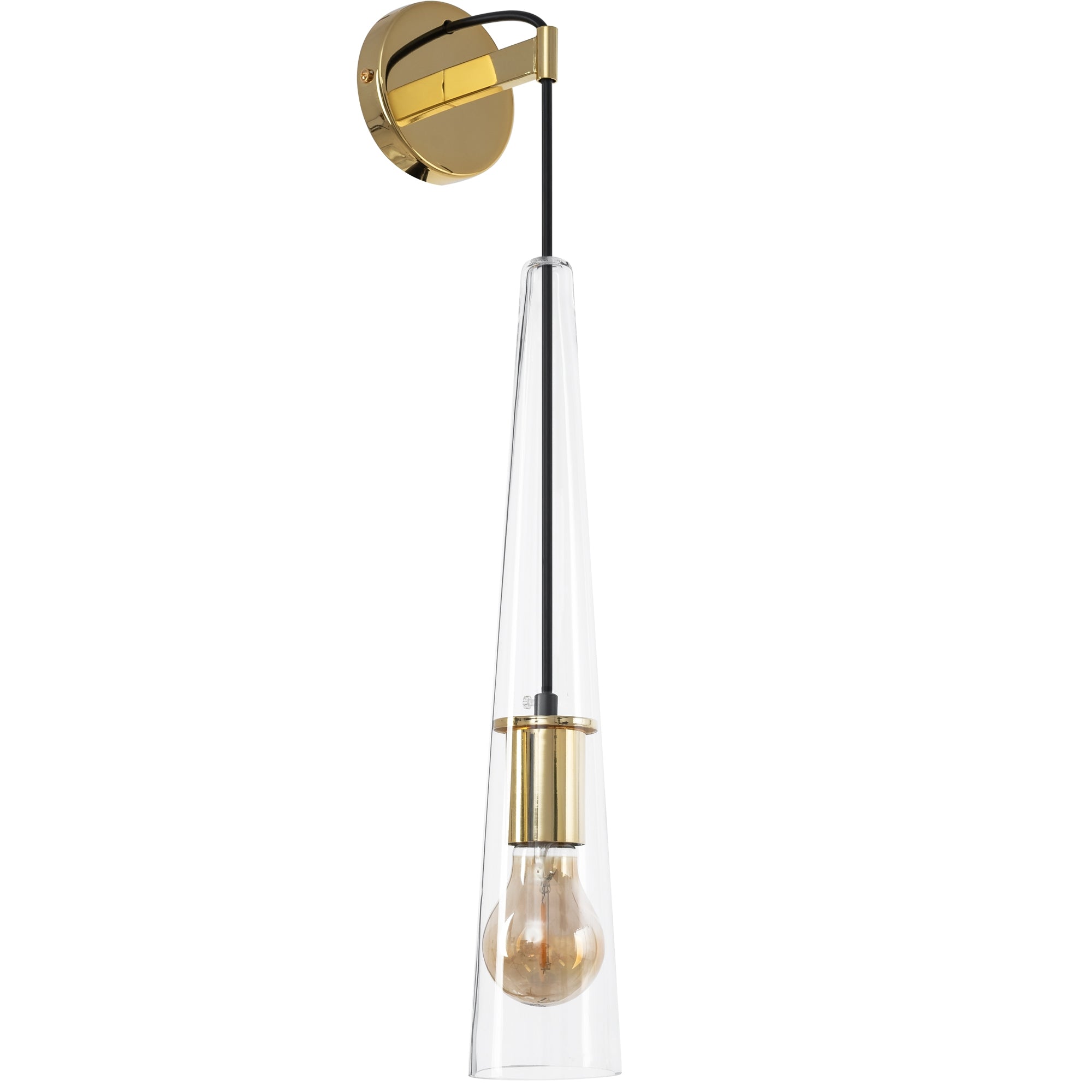 LAMPA ŚCIENNA KINKIET APP896-1W  Złota  1