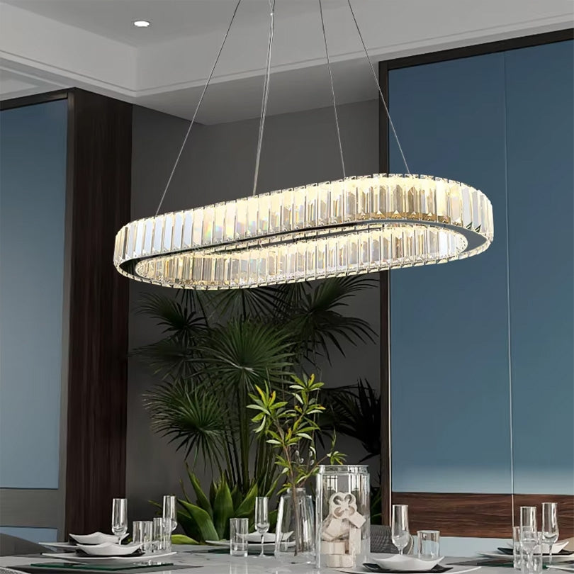 LAMPA SUFITOWA WISZĄCA LED APP1547-CP CHROM  3