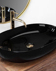 Umywalka nablatowa Rea CLEO 61 Black