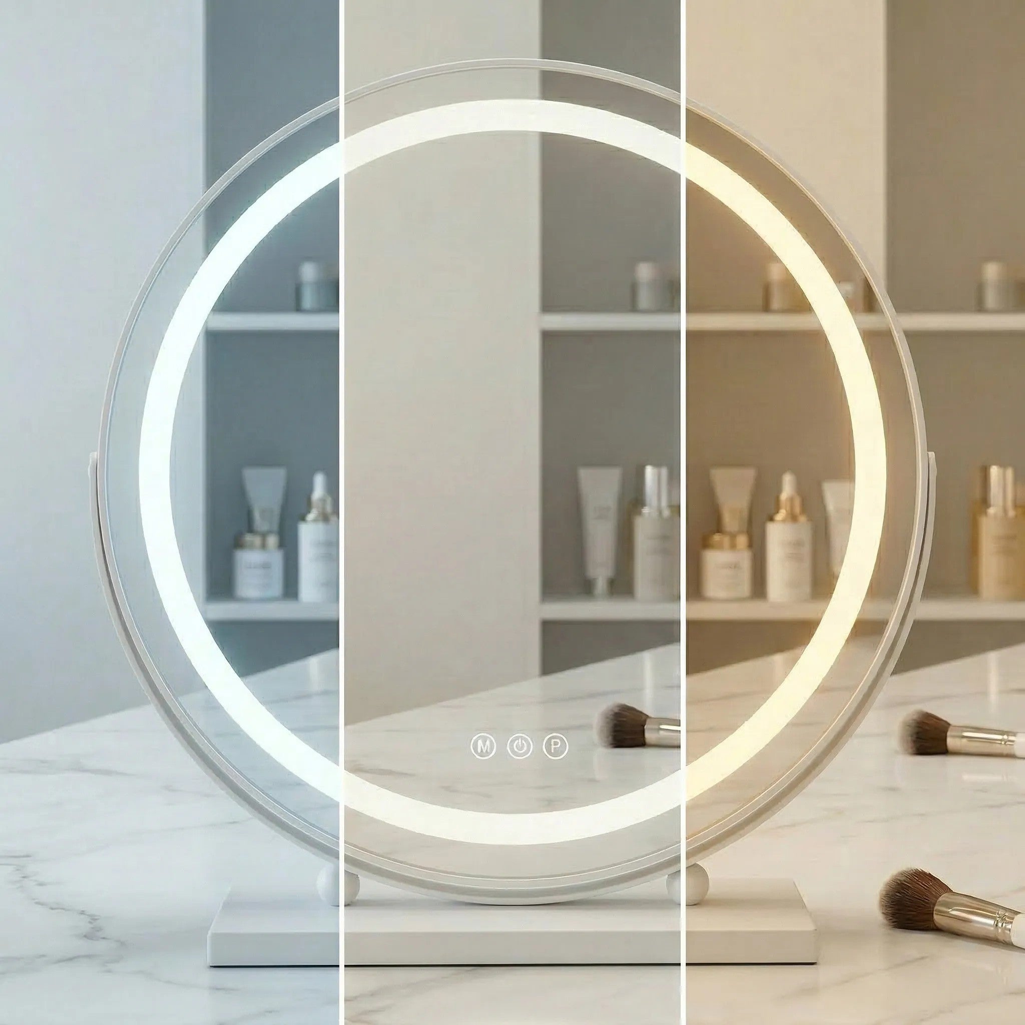 Lustro LED MAKE-UP White 50 cm  9