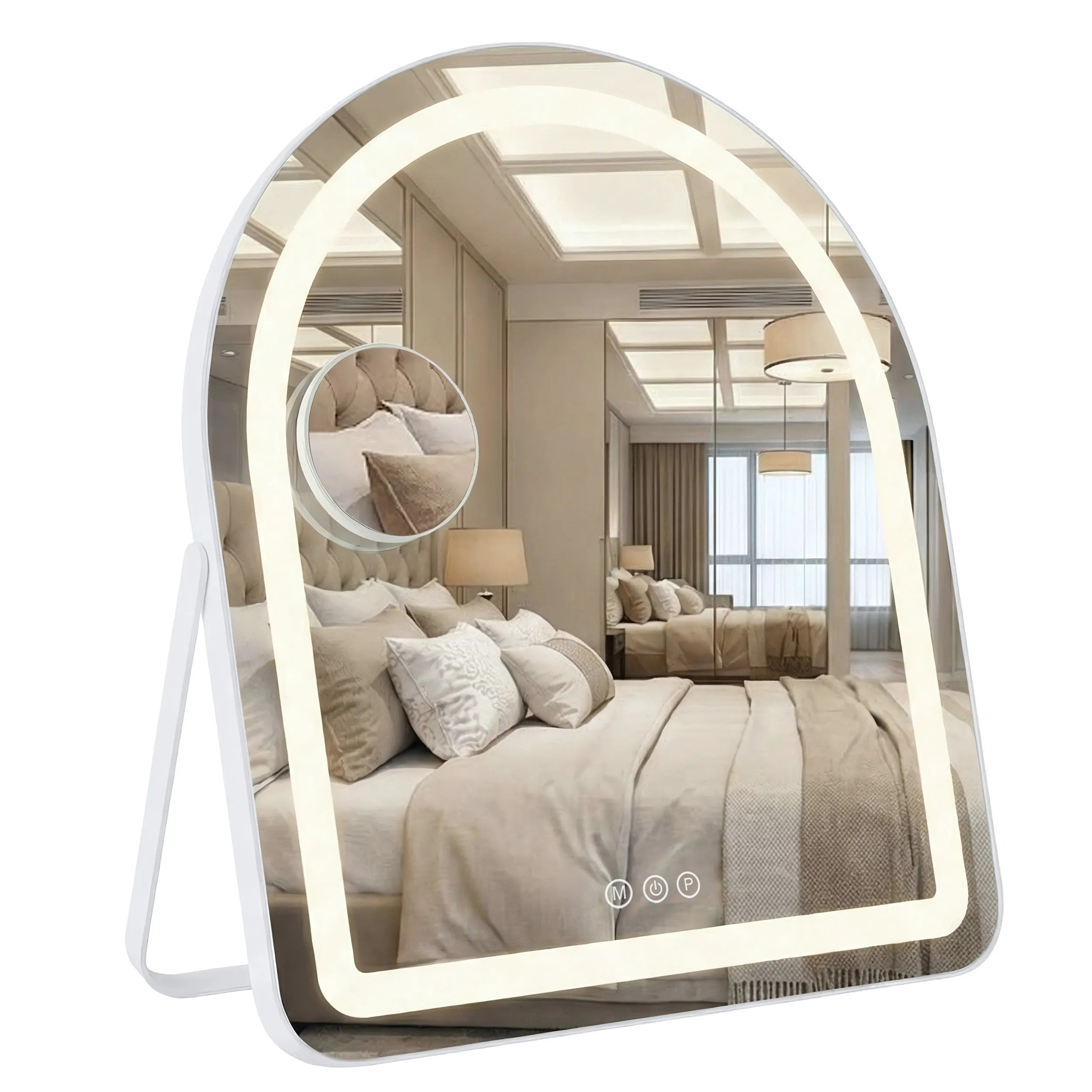 Lustro LED GLAM White 40x45cm  9