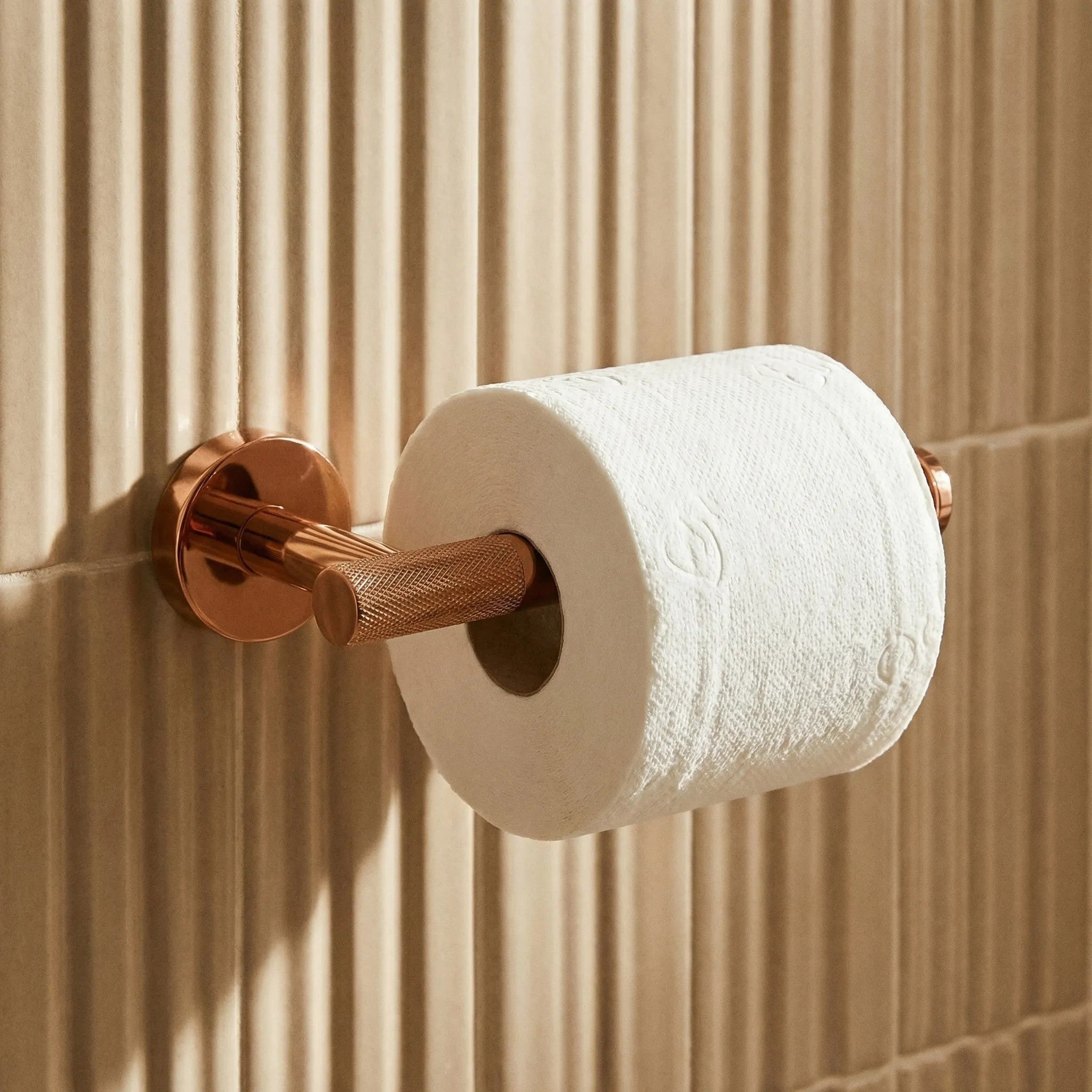 UCHWYT NA PAPIER TOALETOWY 6611 Modern Miedź  9