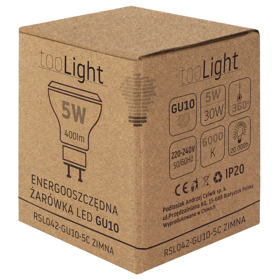 Żarówka LED Zimna GU10 5W RSL042