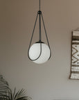 Lampa Sufitowa Wisząca APP1792-1CP 20cm Czarna  3