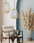 Lampa Wisząca Bambusowa APP1635-1CP  6