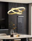 Lampa Sufitowa Wisząca Led App1772-cp Złoto Szczotkowane  4