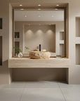 Umywalka nablatowa Rea Mika Light Terracotta  9