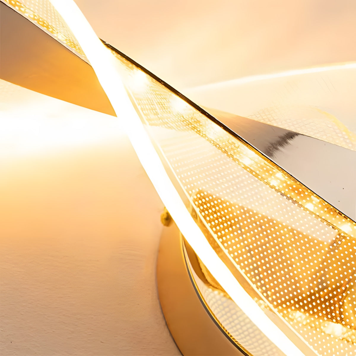 Kinkiet Led G031-w Złoty  4