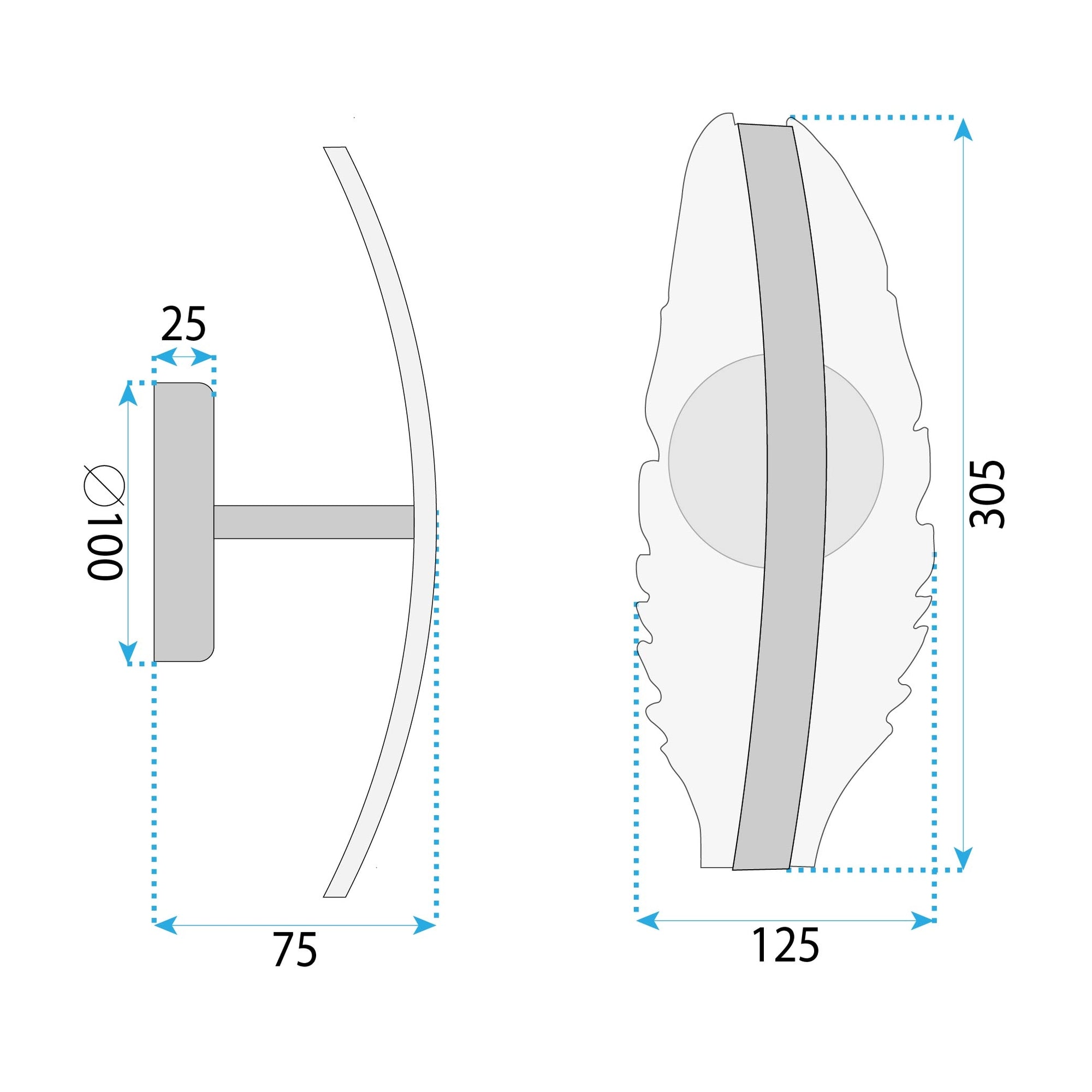 Kinkiet Led G140-w Złoty  7