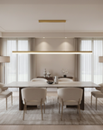 Lampa Wisząca Led App1697-cp 200 Cm Złota Szczotkowana  4