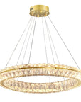 Lampa Sufitowa Wisząca Led App1769-cp Złota 80cm  1